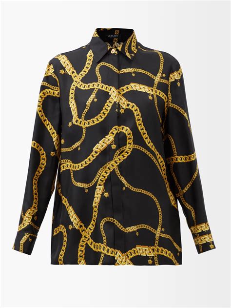 versace style chain shirt